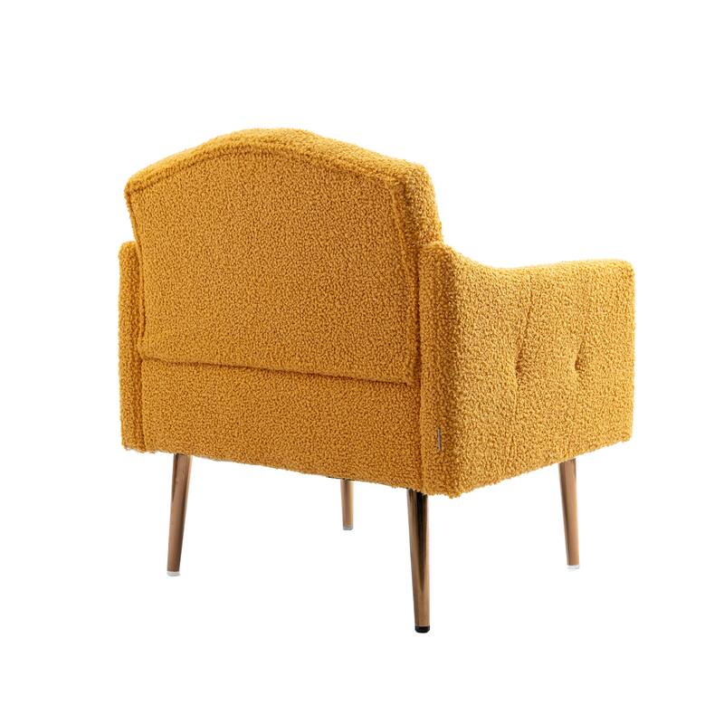 Tufted Decorative Fabric Armchair