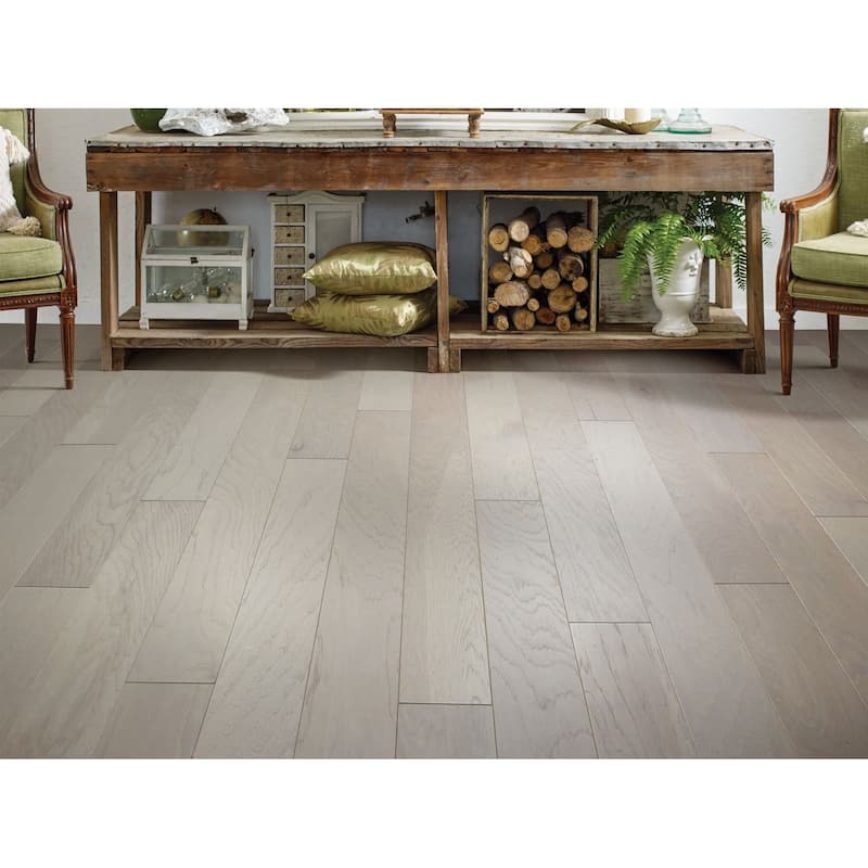 Shaw Alpine Hickory 6-3/8" Wide Smooth Engineered Hardwood Flooring -
