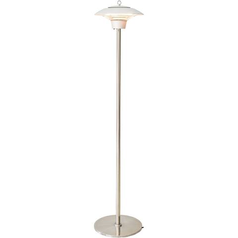 Hanover Electric Halogen Infrared Stand Heat Lamp, Silver