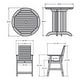 preview thumbnail 5 of 3, HIGHWOOD PROFESSIONAL Three-Piece Outdoor Dining Set