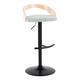 Option Light Green Fabric/Natural Wood/Black Metal