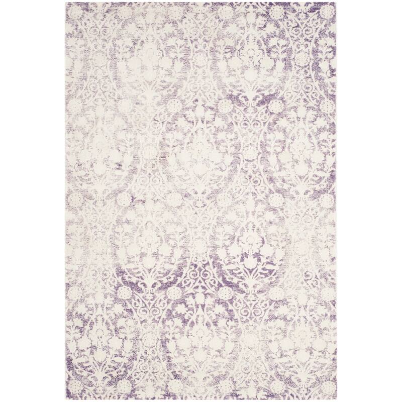 SAFAVIEH Passion Hallfridur Vintage Distressed Boho Oriental Rug - 3' x 5' - Lavender/Ivory