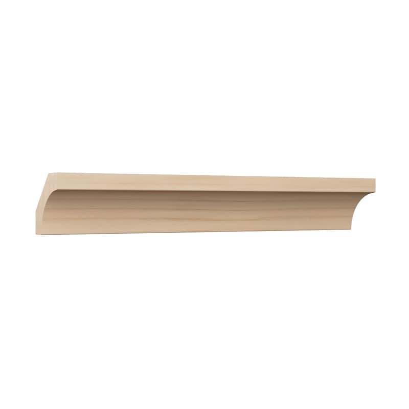 WM86 9/16-in D x 1-5/8-in W x 96-in L Americraft Solid Hardwood Stain Grade Cove Moulding