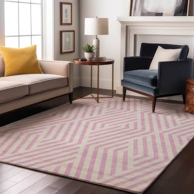 Premium Washable Super Soft Contemporary Geo Mayfield Rug
