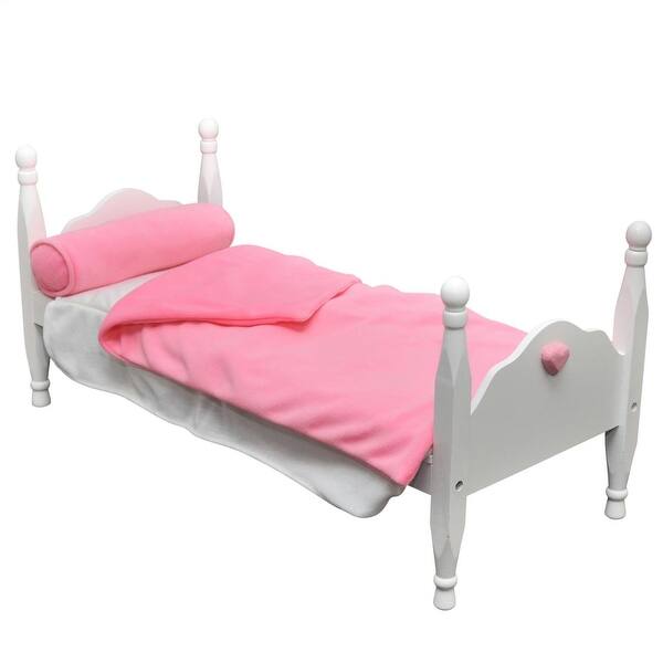 Shop White Single Stacking 18 Inch Doll Bed Bedroom