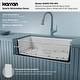 preview thumbnail 6 of 18, Karran 34" Undermount Large Single Bowl Quartz Farmhouse Workstation Kitchen Sink