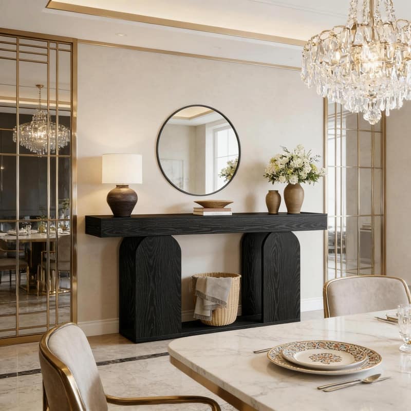 Practical Minimalist Console and Hallway Table