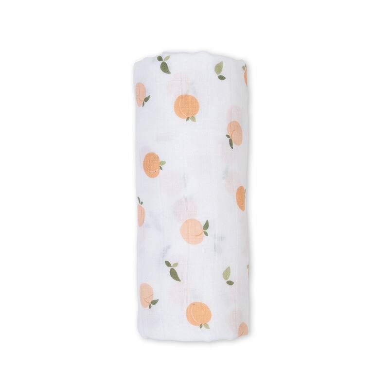 lulujo 1 PK Muslin Swaddle Blanket - Peaches
