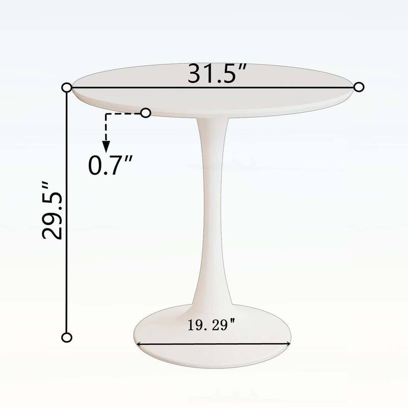 Round Dining Table,Perfect for Small Spaces and Modern Interiors