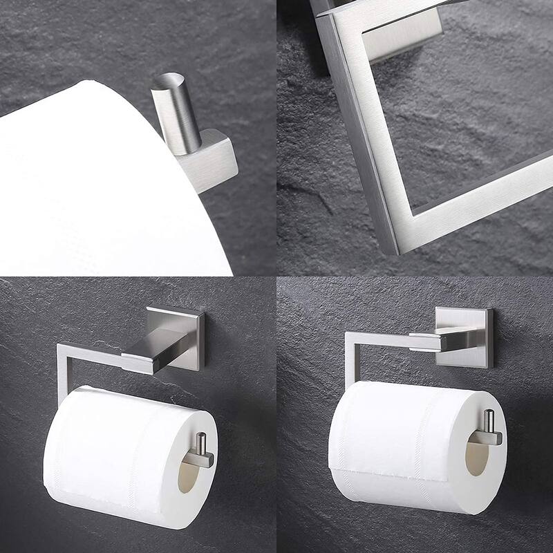 Modern Square Style Wall Mount Toilet Paper Holder