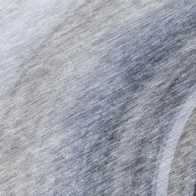 Machine Washable Indoor/ Outdoor Chantille Abstract Wave Rug