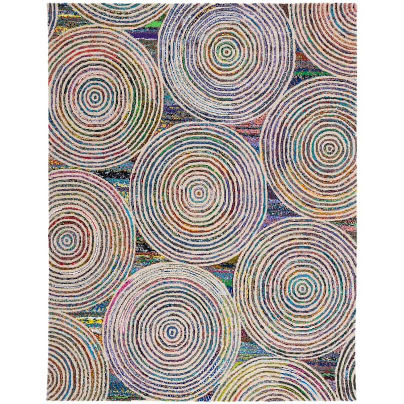 SAFAVIEH Handmade Nantucket Drahomira Contemporary Cotton Rug