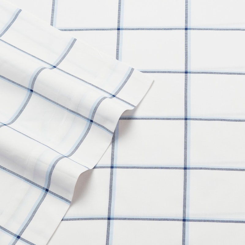 Nautica Cotton Percale Deep Pocket Bed Sheet Sets