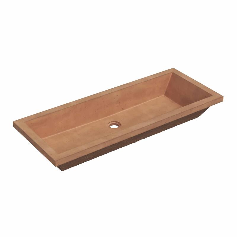 Arcata NativeStone drop-in Rectangular Bathroom Sink