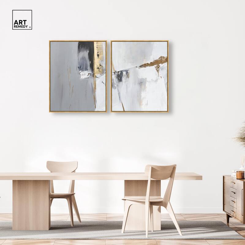 Cracks of Creation I Canvas Set of 2 by Art Remedy