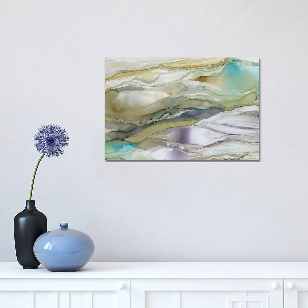 iCanvas "Marbled Glass III" by Carol Robinson Canvas Print