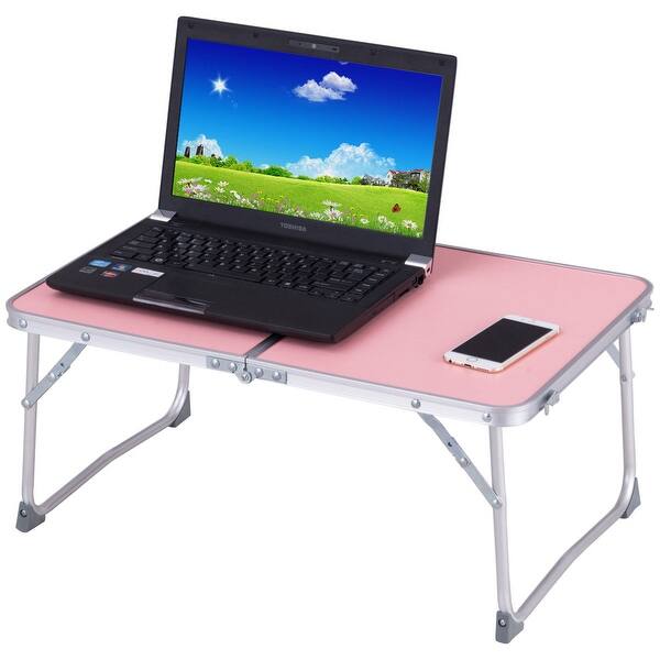 Shop Costway Portable Folding Table Car Bed Sofa Laptop Notebook
