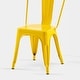 preview thumbnail 46 of 116, Industrial Metal 18 Inch Stackable Dining Chair Set