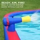 preview thumbnail 4 of 4, Sunny & Fun 2-in-1 Bounce & Blast Inflatable Water Slide Park & Bounce House with Air Pump - Blue