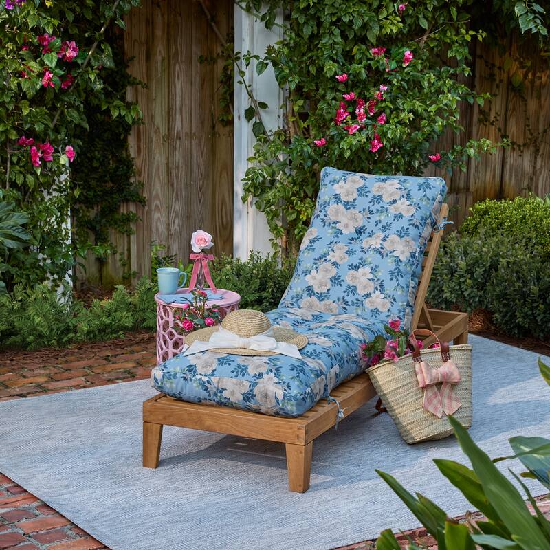 ARDEN x Alexandra Kay Plush Modern Tufted Polyfill Chaise Cushion, 22 x 76