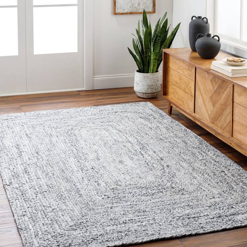 Reyna Modern & Contemporary Area Rug - Gray - 8' x 10'