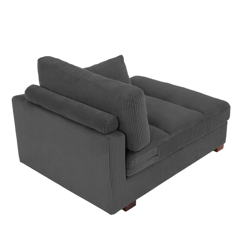 Left and Right Sectional Sofa Set Chaise Lounge Sofa Chair