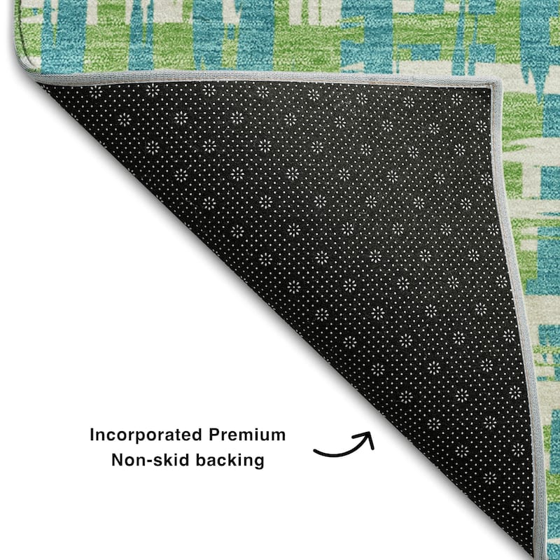 Premium Washable Super Soft Abstract Weave Mayfield Rug