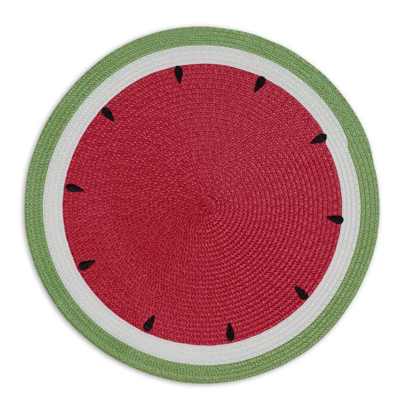 DII Summer Day Watermelon Placemats Set/6