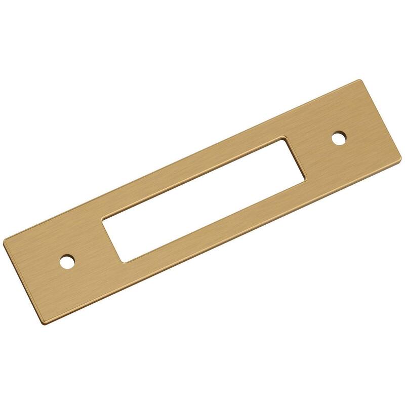 Amerock BP37782 Medora 5" Backplate for 3-3/4" Center to Center - Champagne Bronze
