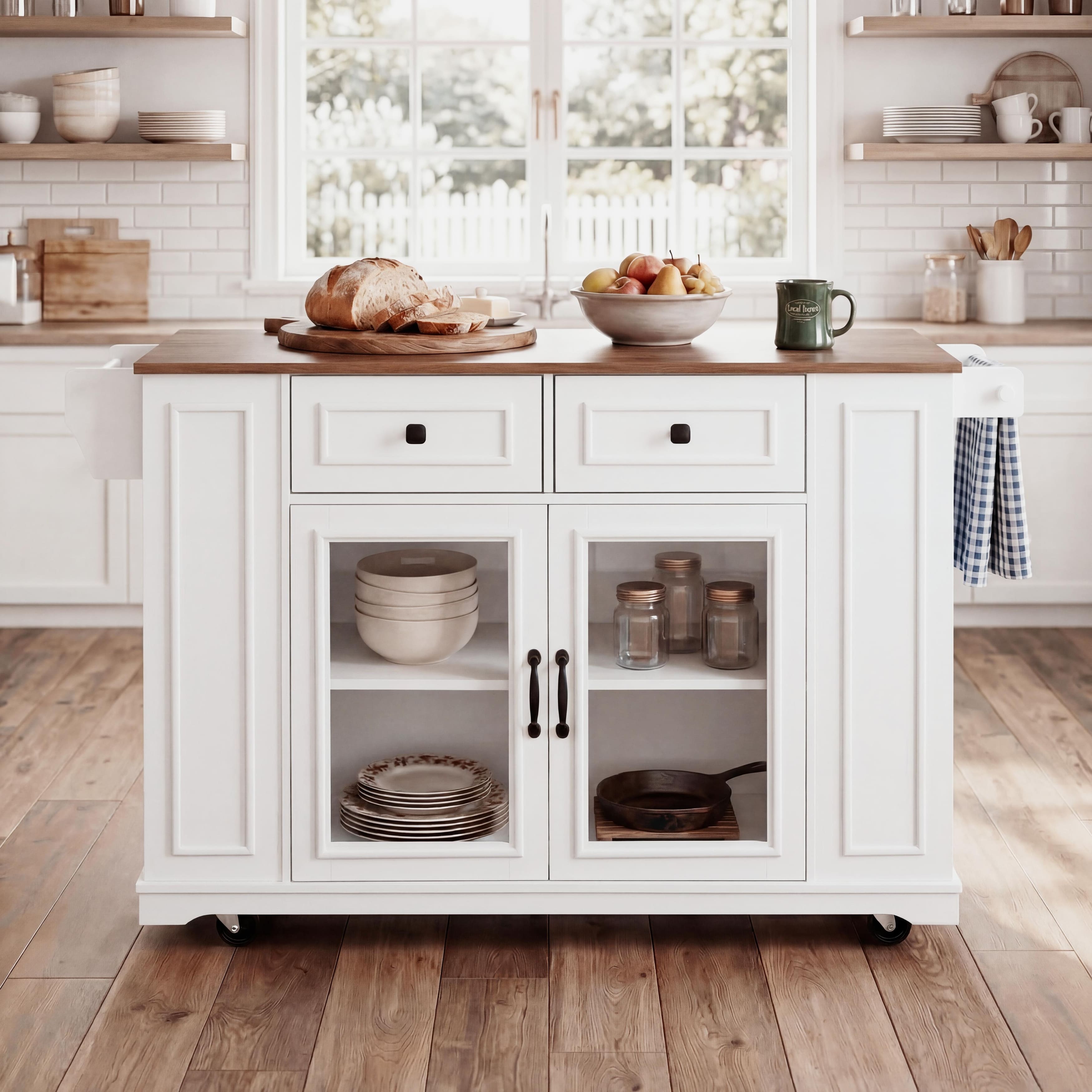 Option Walnut + White