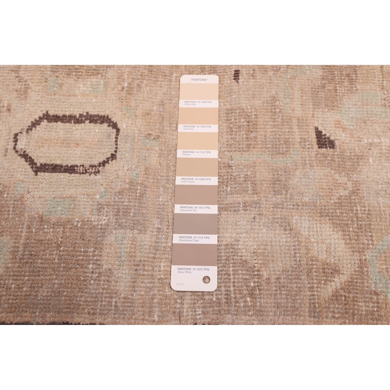 ECARPETGALLERY Hand-knotted Antalya Vintage Brown Wool Rug - 4'0 x 6'1