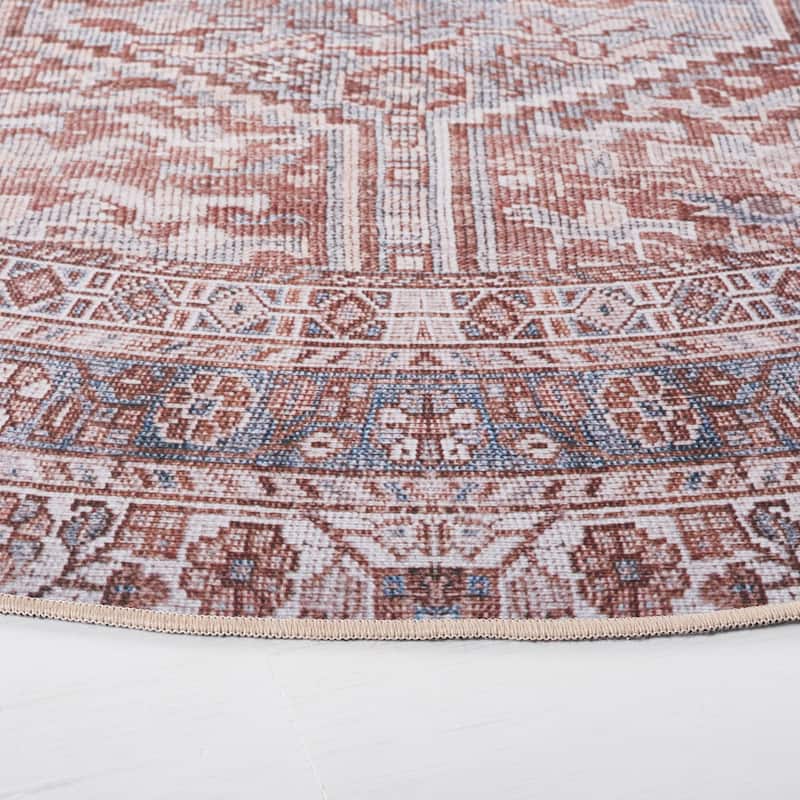 SAFAVIEH Tucson Machine Washable Slip Resistant Jenny Boho Oriental