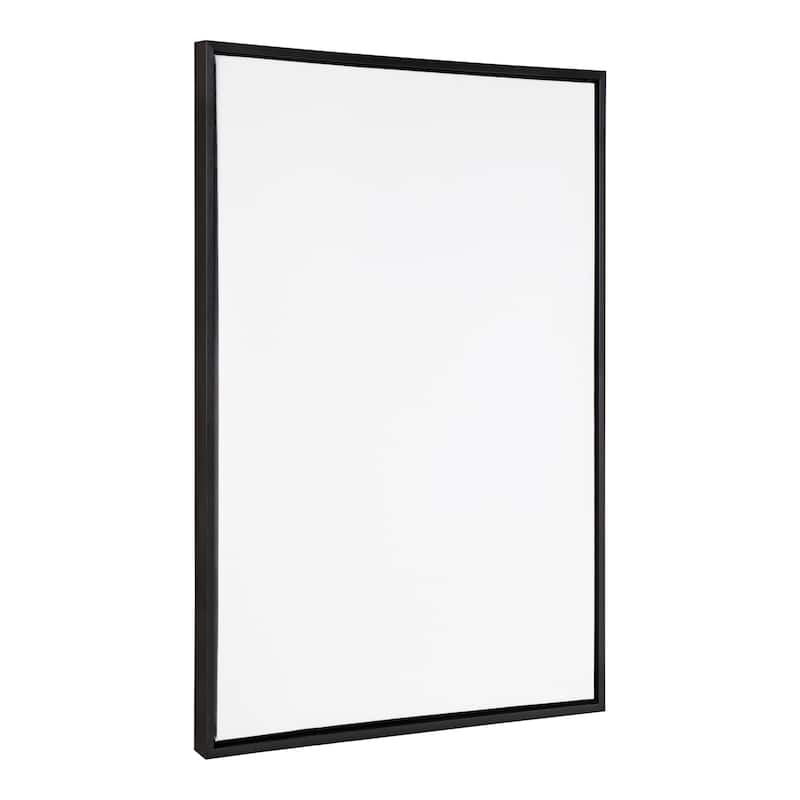 Kate and Laurel Sylvie Blank Framed Canvas - 28x38 - Black