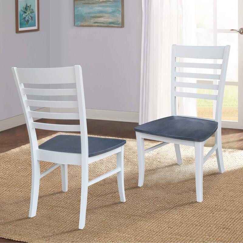 Solid Wood Cosmo Roma Dining Chairs, Set of Two