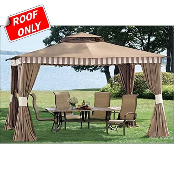 Shop Sunjoy Replacement Top For Gazebo Model L Gz339pal Deluxe Version On Sale Overstock 20987159