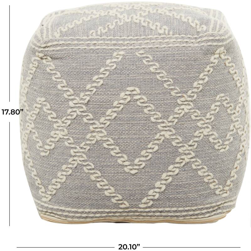 Polyester Bohemian Pouf