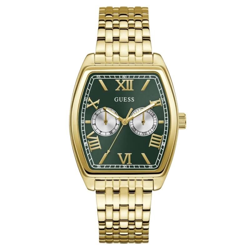 Guess Men's Gabriel Green Dial Watch - GW0975G2 - One Size