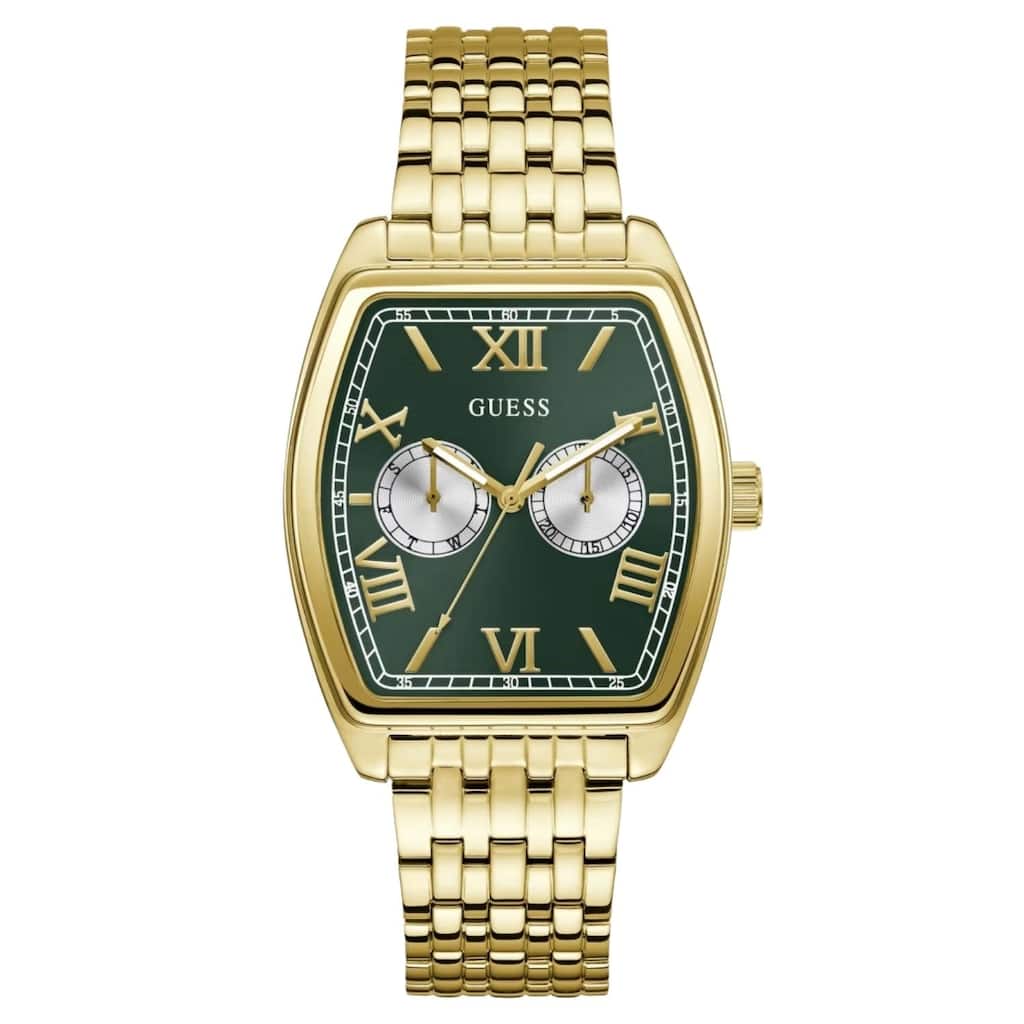 Guess Men's Gabriel Green Dial Watch - GW0975G2 - One Size