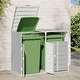 preview thumbnail 14 of 56, vidaXL Wheelie Bin Storage Rubbish Waste Bin Storage Steel