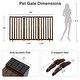 preview thumbnail 18 of 57, Wooden Freestanding Panels Pet Gate