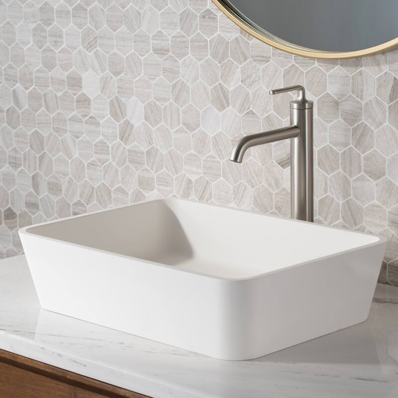 Kraus Pack of (2) Ramus 1.2 GPM Vessel Single Hole Bathroom Faucet