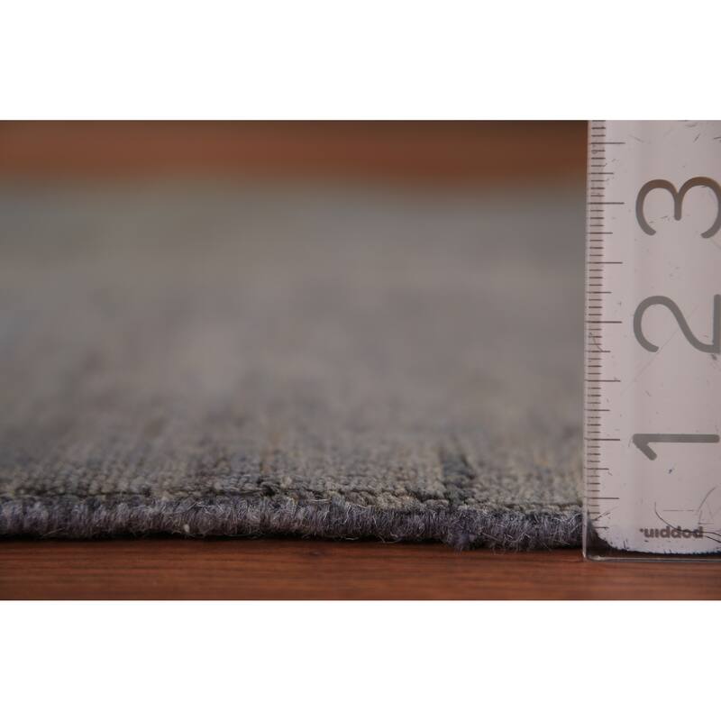 Modern Gabbeh Oriental Foyer Rug Hand-Knotted Wool Carpet - 3'4" x 5'0"