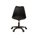 preview thumbnail 7 of 11, Home Office Chair with Wheels, Ergonomic Adjustable Task Computer Chair, Armless Office Chair PP Plastic Swivel Desk Chair