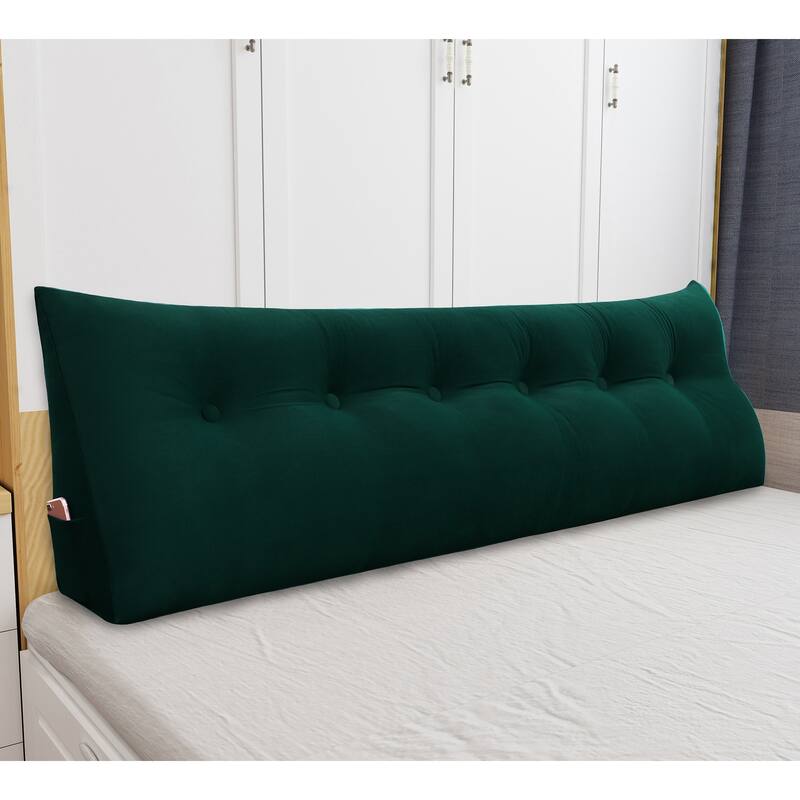 WOWMAX Bed Rest Wedge Bolster Reading Pillow Daybed Dorm Headboard