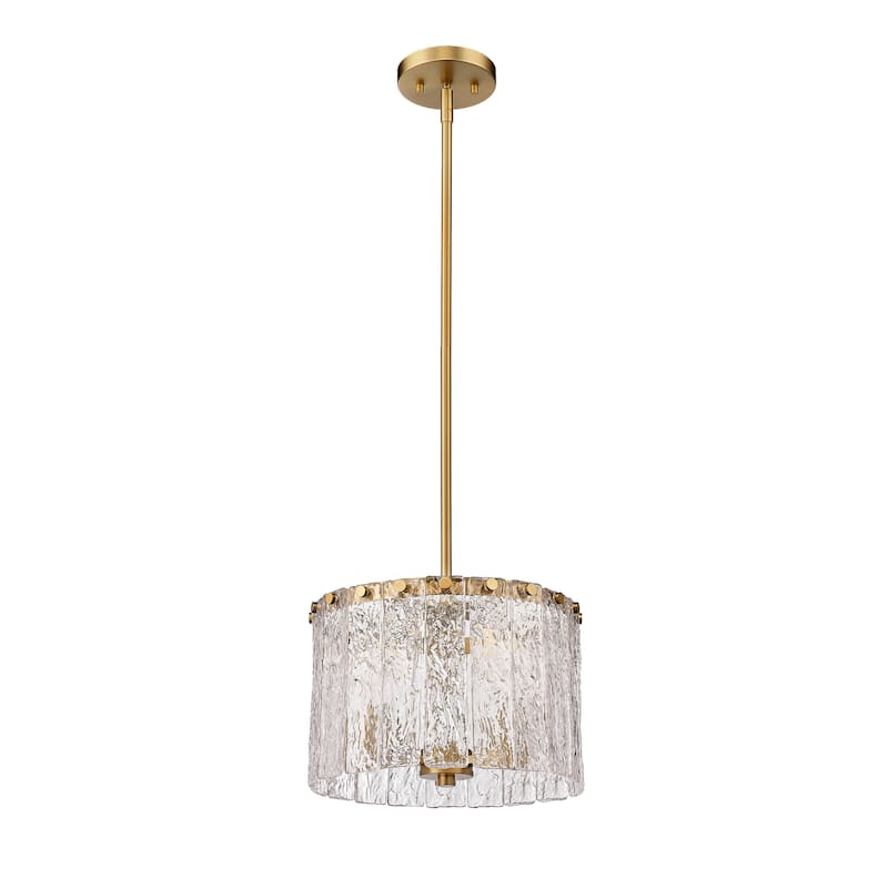 Glacier 3 Light Pendant - Modern Gold