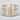 11" Nested Wood Barrel Planter with White Oil - 11