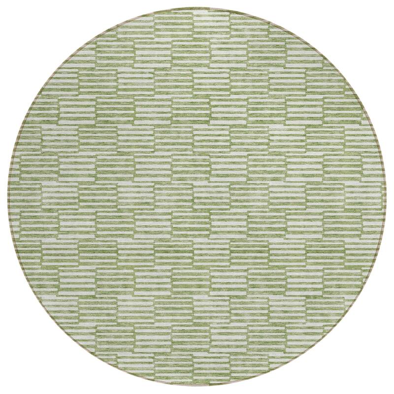 HomeRoots Geometric Transitional Rectangle Outdoor Rug