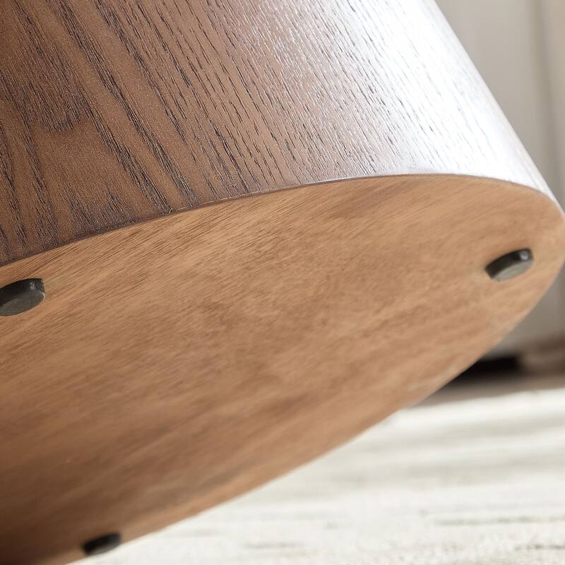 Modern Design Oval Handcraft Drum Coffee Table