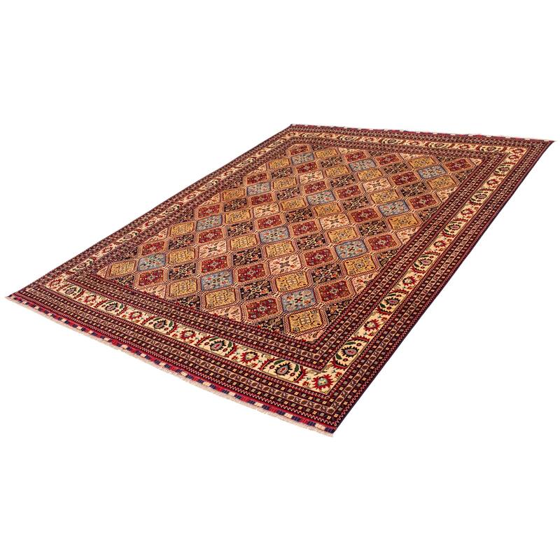 ECARPETGALLERY Hand-knotted Finest Khal Mohammadi Red Wool Rug - 9'10 x 12'10