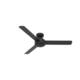 Hunter 52" and 44" Presto Ceiling Fan with Wall Control - 52" - Matte Black